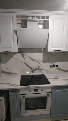 Оформление ограждения вытяжки